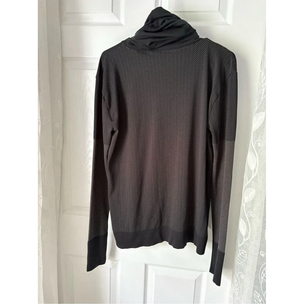 Nike Dri-Fit cowl funnel neck pullover sweatshirt textured sleeves men size XL